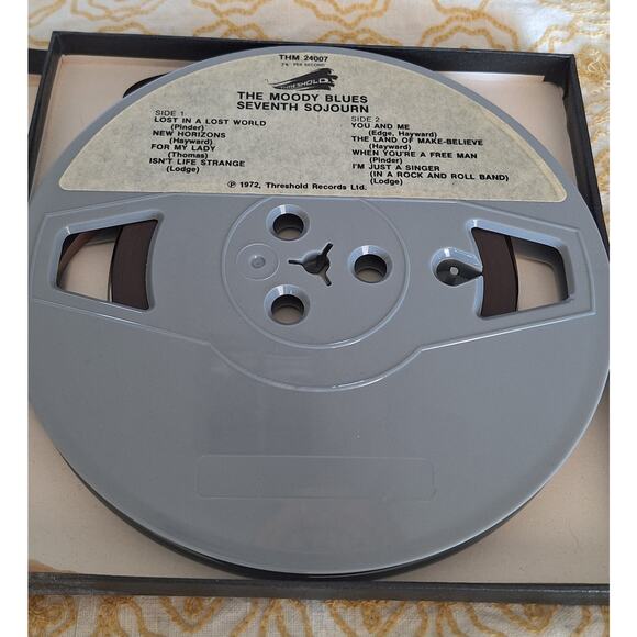 Moody Blues- Seventh Sojourn- reel to reel tape- 1972- 4 track- 3 3/4 IPS stereo - Picture 2 of 5